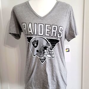 Raiders Shirt Women's Size Medium! Super Cute NWT